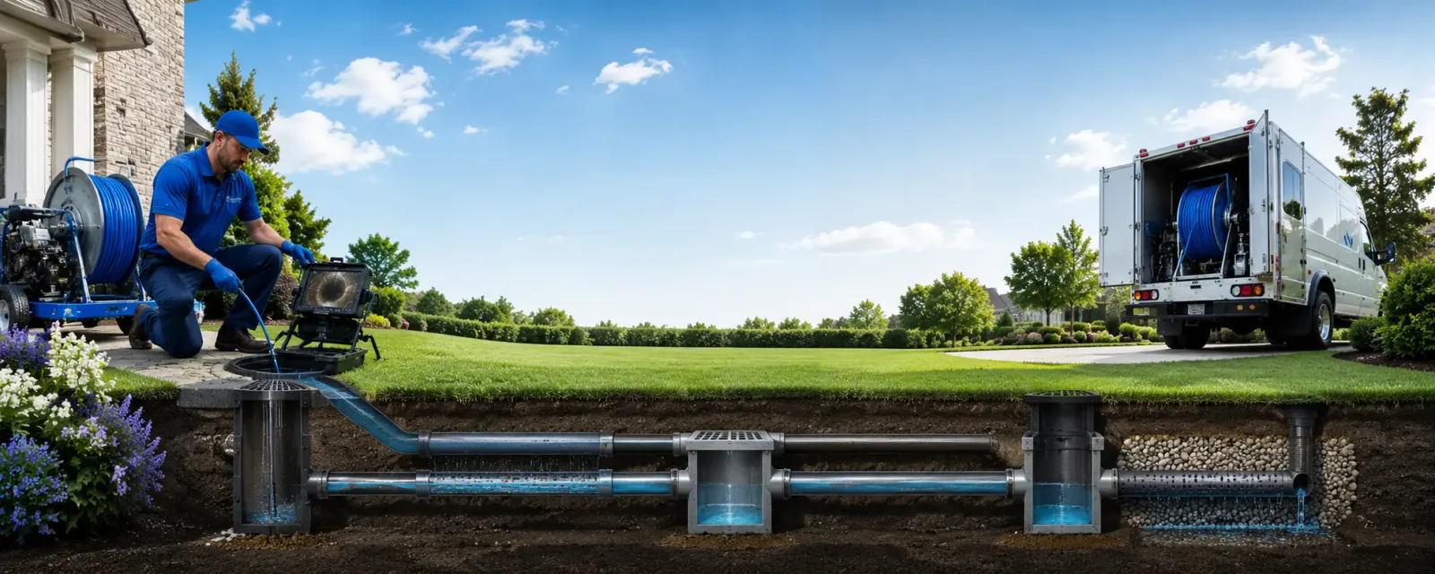 Outdoor drain cleaning information for Tintah, MN